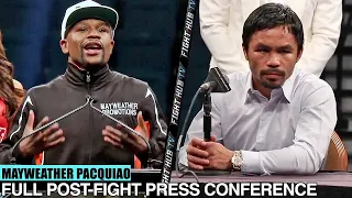 FLOYD MAYWEATHER VS MANNY PACQUIAO (FULL POST FIGHT PRESS CONFERENCE)