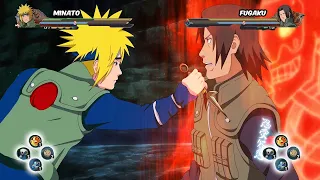 MINATO NAMIKAZE FULL POWER VS FUGAKU UCHIHA FULL POWER | Naruto Storm 4 MOD
