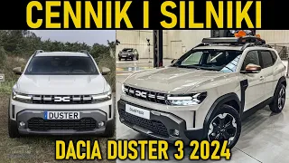 Dacia Duster 3 2024 - NOWE SILNIKI i cennik