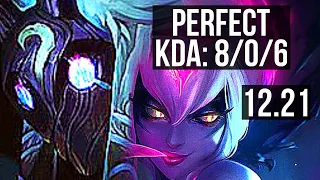 KINDRED vs EVELYNN (JNG) | 8/0/6, 71% winrate, Legendary | EUW Master | 12.21