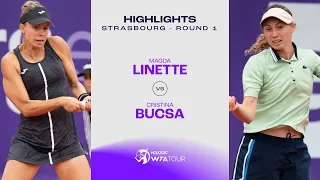 Magda Linette vs. Cristina Bucsa | 2023 Strasbourg Round 1 | WTA Match Highlights