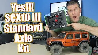 Swap Out Your Portals?! - Axial Racing SCX10 III Standard Axle Conversion Kit Overview | RC Driver