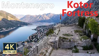 Kotor Montenegro 🇲🇪 4K St. John's Fortress Walking Tour
