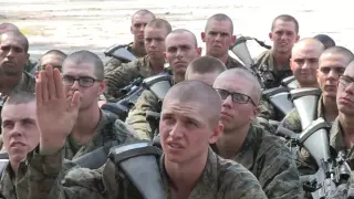 Marine Recruits Basic Warrior Training At Parris Island