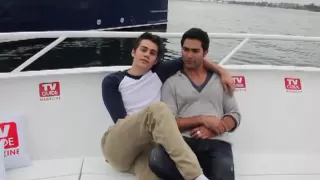 Dylan O'Brien and Tyler Hoechlin Get Freaky On Boat