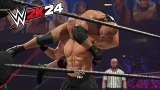 "WWE 2K24 Epic Encounter: Brock Lesnar vs Goldberg!"