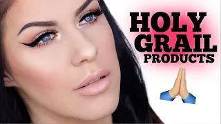 FULL FACE OF CURRENT HOLY GRAIL PRODUCTS!! | MY FAVORITE MAKEUP!!