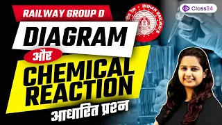 Railway Group D | Diagram and Chemical Reaction Based Questions by Shipra Mam | Class24