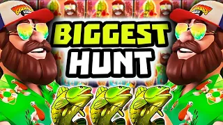 MY BIGGEST 😱 BIGGER BASS BONANZA 🐟 SLOT BONUS HUNT EVER 🔥 20+ BONUSES COLLECTED OMG‼️