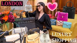 LONDON LUXURY SHOPPING VLOG 2021 - Come Shopping With Me at Harrods, Bvlgari, Chanel & Louis Vuitton