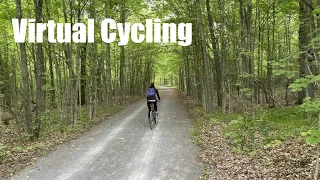 Virtual Biking in Scenic Nature - 90 Minutes on the Cataraqui Trail in Canada