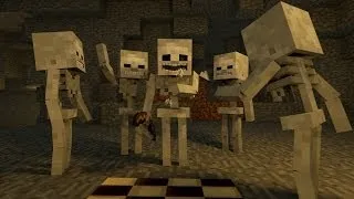 Zombie to Skeleton w/ RELAX O VISION! Minecraft Animation