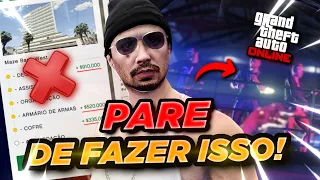 7 ERROS QUE INICIANTES COMETEM NO GTA ONLINE