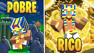 RICO VS POBRE DE UM DEUS DO EGITO no Minecraft!