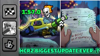 BIGGEST UPDATE IN HCR2 EVER!? 😱[UPCOMING] | ANALYSIS ✨ | Hill Climb Racing 2