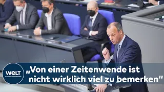 GENERALDEBATTE: FRIEDRICH MERZ wirft Ampel-Koalition realitätsfremde Haushaltsplanung vor