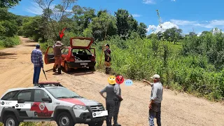 SÓ VOU SAIR DAQUI COM A POLÍCIA!! VOCÊ NÃO É  DONO DAQUI. pescaria.