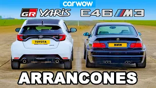 BMW E46 M3 vs Toyota GR Yaris: ARRANCONES