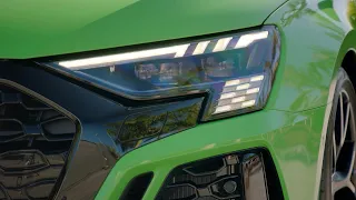 New Audi RS3 Sedan 2022 | MATRIX LED Animation | With Checkered Flag !