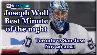 Joseph Woll best minute of the night - Toronto vs San Jose Nov 26 2021