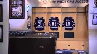 Ultimate Hockey Fan Cave - Maple Leafs Décor Ideas by Jackie Morra