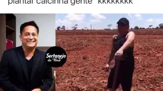 Leonardo plantando calcinha - meme Leonardo