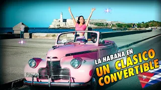 La Habana en un clásico CONVERTIBLE 😄🇨🇺