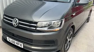 VW TRANSPORTER SHUTTLE T6 2.0 TDi SE Minibus DSG AUTO 150 LWB Eu6 ULEZ GREY SPORTLINE NO VAT £28500