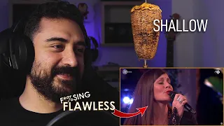 Arab Man Reacts to FLOOR JANSEN - Shallow [LIVE on Beste Zangers]