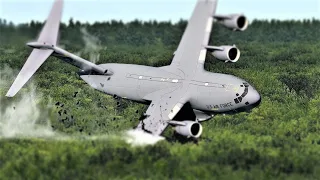 😱C-17 Crashed at Elmendorf Air Force Base in Alaska While Practicing for a Flight Demonstration