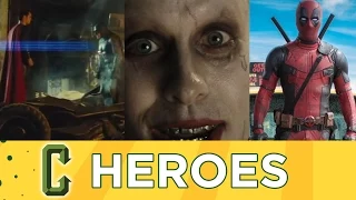 Collider Heroes Episode 17  - BATMAN V SUPERMAN, SUICIDE SQUAD, DEADPOOL, X-MEN Comic Con Trailers