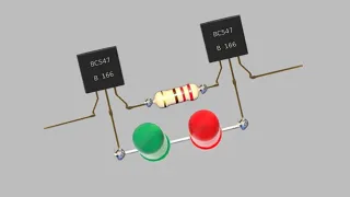 Led flasher circuit using bc547 | Led flasher using bc547