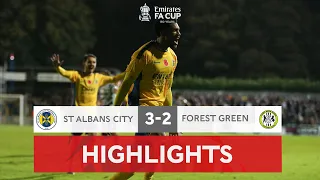 St Albans Leave Forest Stunned | St Albans 3-2 Forest Green Rovers FC | Emirates FA Cup 2021-22