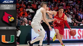 Miami vs. Louisville Condensed Game | ACC Basketball 2019-20