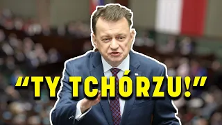 AWANTURA W SEJMIE! Opozycja do Błaszczaka: ty tchórzu!