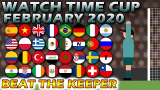 Beat The Keeper Watch Time Cup February 2020