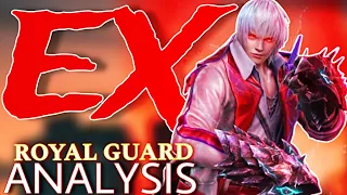 HE CAN NULLIFY DAMAGE! EX ROYAL GUARD DANTE ANALYSIS! (Devil May Cry: Peak Of Combat)