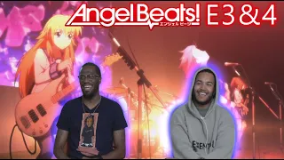 MY SONG | ANGEL BEATS EPISODE 3 & 4 REACTION