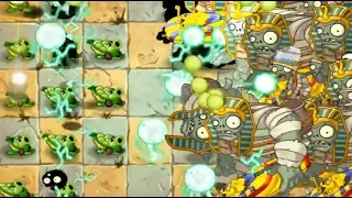Sling Pea's very STRONG - New Update 7.0.1 - Plants vs zombies 2
