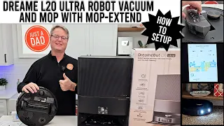 How To Set Up Dreame L20 Ultra Robot Vacuum & Mop
