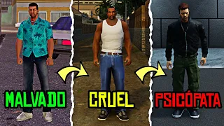 ¿Qué tan Crueles son los Protagonistas de GTA?