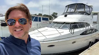 2001 Carver 444 Motor Yacht  Powerboat Video Walkthrough Review By: Ian Van Tuyl Broker California