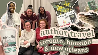 Writing Vlog: Big Author Travel Month - Toronto, Houston, and New Orleans [CC]