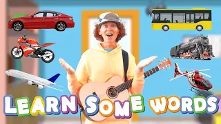 Learn Some Words Episode 2 - Vehicles - Kids Show With Matt