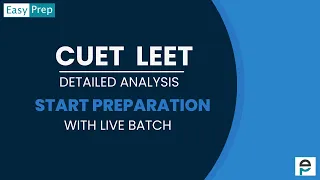 All about CUET LEET | Detailed Analysis by Vinay Kumawat Sir #cuet #easyprep