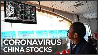 Chinese shares plunge as investors cut risks over virus outbreak