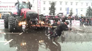 Самый  мощный трактор 'Беларус 4522' и новый мировой рекорд