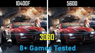 Intel i5 10400f vs 5600 gaming Benchmark RTX 3060