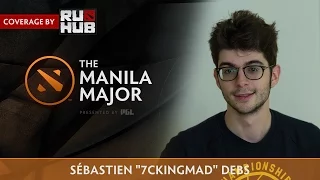 Интервью с Sébastien "7ckingMad" Debs - The Manila Major