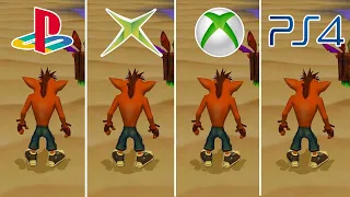 Crash Twinsanity (2004) PS2 vs XBOX vs XBOX 360 vs PS4 | Graphics Comparison